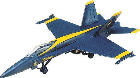 scale model aircraft,plastic airplane model kit,F-18 Blue Angel -- Snap Tite Plastic Model Aircraft Kit -- 1/72 Scale -- #851185