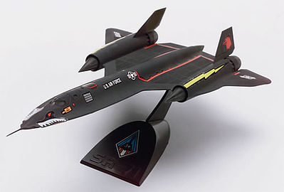 scale model aircraft,plastic airplane model kit,SR-71A Blackbird -- Snap Tite Plastic Model Aircraft Kit -- 1/110 Scale -- #851187