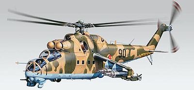 model helicopters,model helicopter,MiL24 Hind -- Plastic Model Helicopter Kit -- 1/48 Scale -- #855856