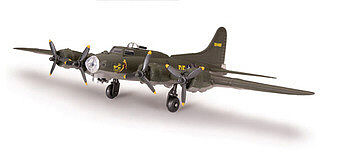 scale model aircraft,plastic airplane model kit,B-17 Flying Fortress -- Snap Tite Plastic Model Aircraft Kit -- 1/100 Scale -- #890003
