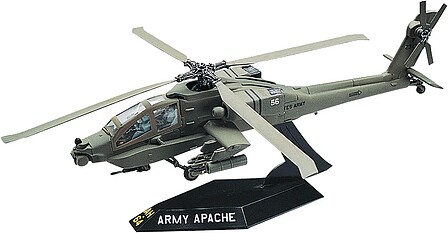 plastic airplane model kit,scale model aircraft,1/72 Snap Apache Heli Desktop