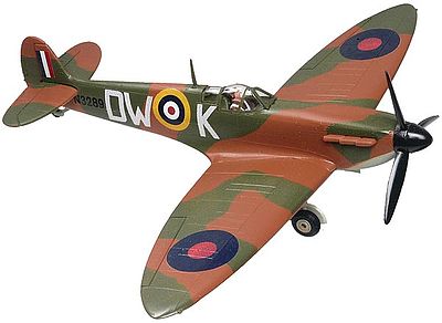 scale model aircraft,plastic airplane model kit,Spitfire -- Snap Tite Plastic Model Aircraft Kit -- 1/72 Scale -- #851375
