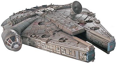 scale model aircraft,plastic airplane model kit,Star Wars Millennium Falcon -- Snap Tite Plastic Model Spacecraft Kit -- #851854