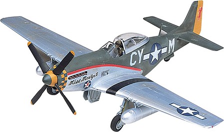 plastic airplane model,model airplane,P-51D Mustang -- Plastic Model Airplane Kit -- 1/48 Scale -- #855241