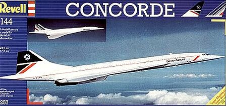 airplane model kits,Concorde Britsh Air -- Plastic Model Airplane Kit -- 1/144 Scale -- #04257