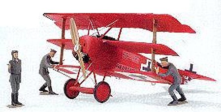 model planes,plastic airplane model,Fokker DR.I Manfred Von Richthofen Triplane -- Plastic Model Airplane Kit -- 1/28 Scale -- #04744