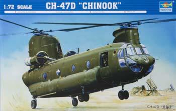 model helicopters,model helicopter,CH-47D Chinook Helicopter -- Plastic Model Helicopter -- 1/72 Scale -- #01622