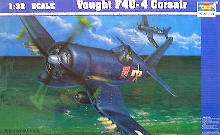 model planes,model airplane,Vought F4UF Corsair -- Plastic Model Airplane -- 1/32 Scale -- #02222