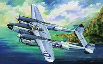 plastic airplane model,model planes,P38L-5-LO Lightning Fighter -- Plastic Model Airplane -- 1/32 Scale -- #02227