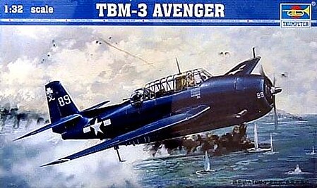 model planes,model airplane,TBM3 Avenger Aircraft -- Plastic Model Airplane -- 1/32 Scale -- #02234