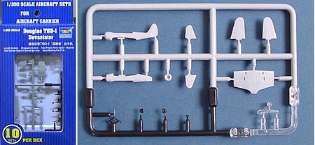 airplane model kits,1/350 Douglas TBD1 Devastator Fleet (10)